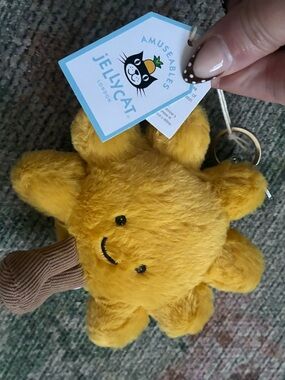 Jellycat Amuseables Sun Plush Keychain - Yellow 💛☀️